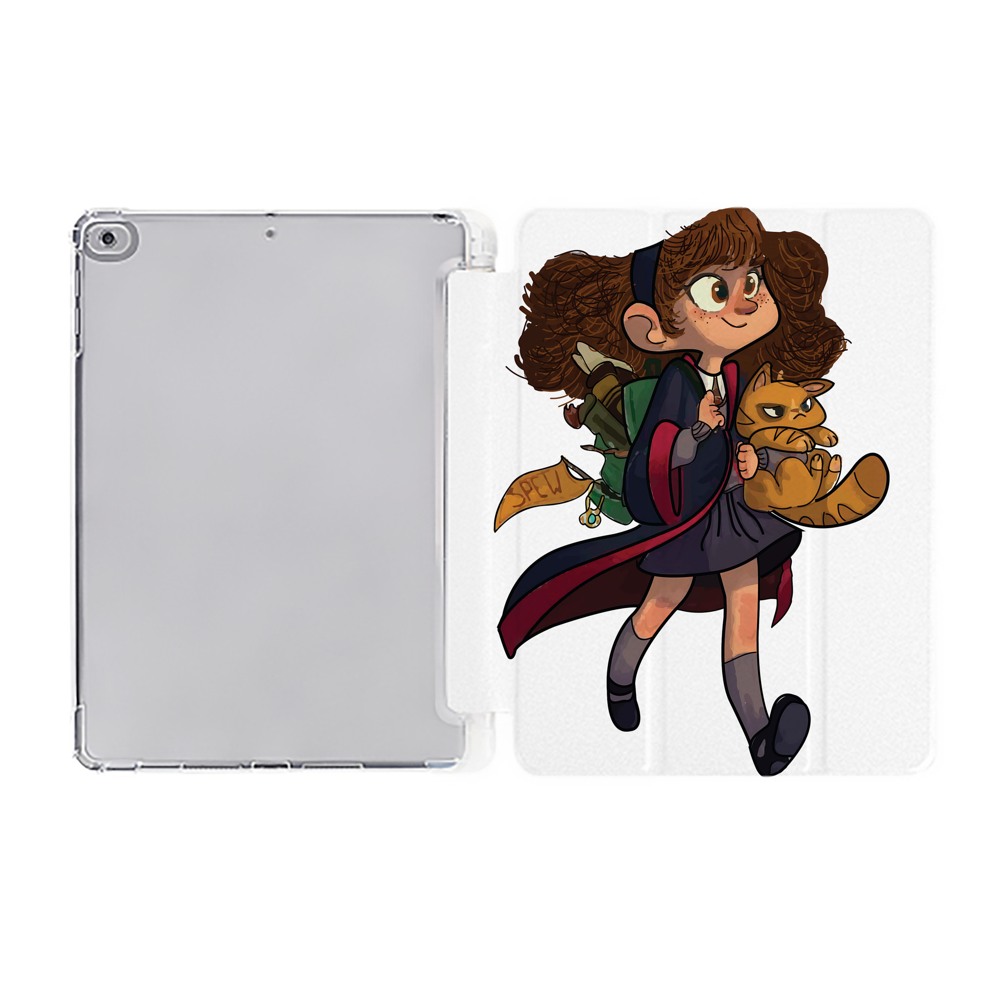 （画像用） Harry Potter ハリー・ポッターシリーズ IPad ケース ペン収納付き 三つ折りスタンド PUレザー×シリコン 対応機種9.5/10.5/10.9インチ